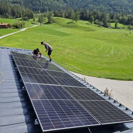 Photovoltaik-Anlage auf Ziegeldach